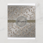 Zwart Stropdas elegantie, Opvanguitnodigingen Informatiekaartje (Achterkant)