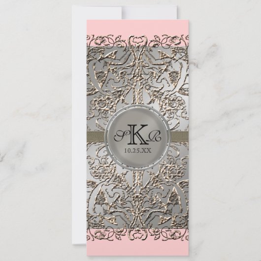 Zwart Stropdas Elegantie, Zilveren bruiloft uitnod Kaart (Voorkant)