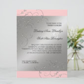 Zwart Stropdas Elegantie, Zilveren bruiloft uitnod Kaart (Staand voorkant)