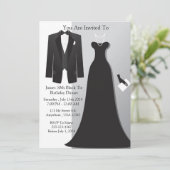 Zwart Stropdas Kaart (Staand voorkant)