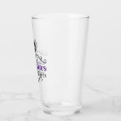 Zwart Stropdas Paars voor Bachelor Party of Kleur  Glas (Links)