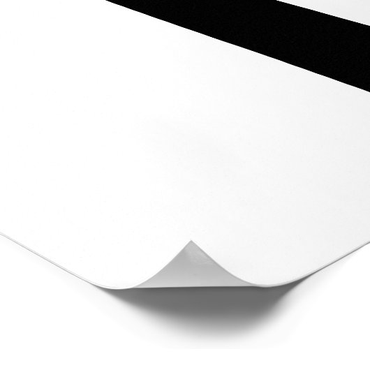 Zwart stropdas poster (Hoek)