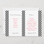 Zwart Stropdas Styled Sport Kaart (Achterkant)