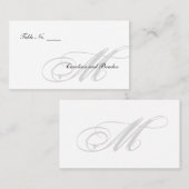 zwart Stropdas | Zwart Wit | Escort Kaart Plaatskaartje (Voorkant / Achterkant)