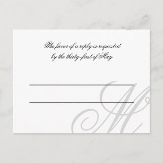 zwart Stropdas | Zwart Wit | RSVP-Briefkaart Uitnodiging Briefkaart