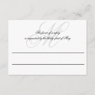 Zwart Stropdas | Zwart wit | Weddenschap RSVP Kaartje