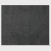 Zwart Suede Wrapping Paper Cadeaupapier (Vlak)