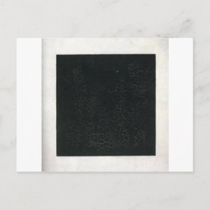 Zwart Suprematist Square door Kazimir Malevich Briefkaart