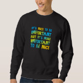 Zwart sweatshirt met afbeelding (Voorkant)