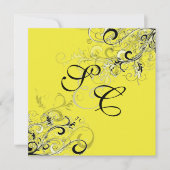  ZWART-SWIRLS/diy-achtergrond Kaart (Voorkant)