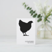 Zwart symbool 02 - wit visitekaartje (Staand voorkant)