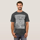 zwart t shirt (Voorkant volledig)