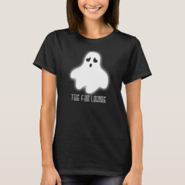 Zwart T-shirt Halloween Ghost voor vrouwen