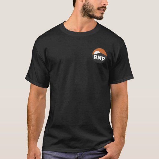 Zwart T-shirt - Mannen (Voorkant)