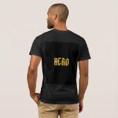 Zwart T-shirt met het beste ontwerp (Achterkant volledig)