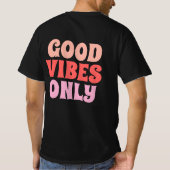 Zwart T-shirt met koffieontwerp (Achterkant)