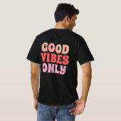 Zwart T-shirt met koffieontwerp (Achterkant volledig)