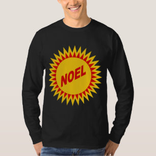 Zwart T-shirt met lange mouwen SOLEIL NOEL