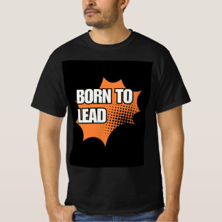 Zwart T-shirt MET ORANJE ONTWERP