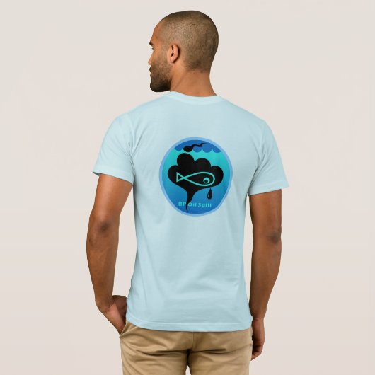Zwart T-shirt met tranen (Achterkant volledig)