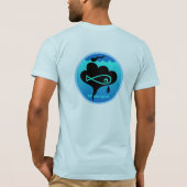 Zwart T-shirt met tranen (Achterkant)