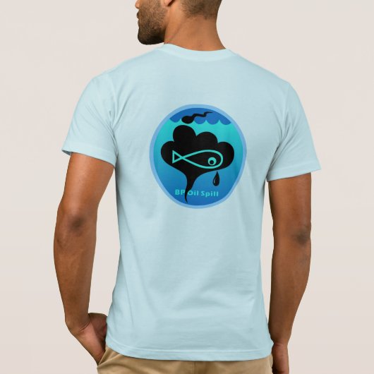 Zwart T-shirt met tranen (Achterkant)