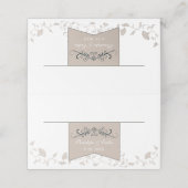  Zwart Tan Bibliotheek Trouwplaats Kaarten Plaatskaartje (Buitenkant ongevouwen)