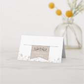  Zwart Tan Bibliotheek Trouwplaats Kaarten Plaatskaartje (Voorkant)