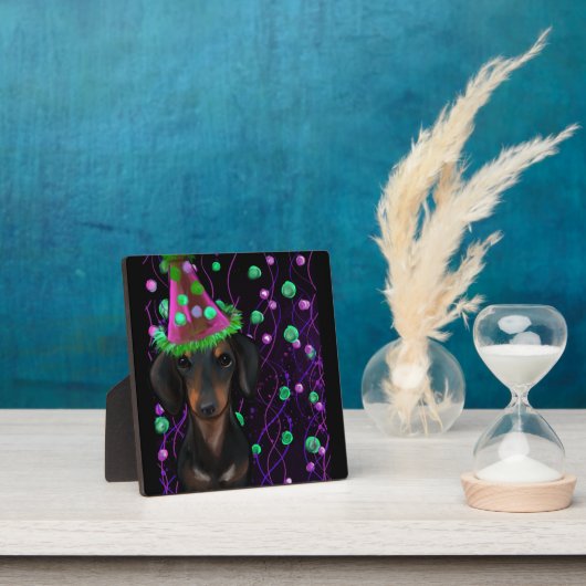 Zwart & Tan Doxie Fotoplaat (Insitu)