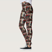 Zwart & Tan Doxie Leggings (Links)