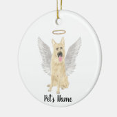 Zwart & Tan Duitse Herders Sympathie Herdenking Keramisch Ornament (Links)