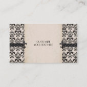 Zwart & Tan Visitekaartje (Achterkant)