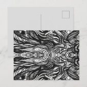 Zwart tandvlees briefkaart (Voorkant / Achterkant)