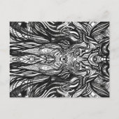 Zwart tandvlees briefkaart (Voorkant)