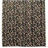 Zwart-tapedrukgordijn Douchegordijn (Voorkant)