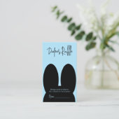 Zwart taperraket informatiekaartje (Staand voorkant)