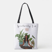 Zwart Tas voor damemeditatie (Achterkant)