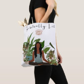 Zwart Tas voor damemeditatie (Dichtbij)