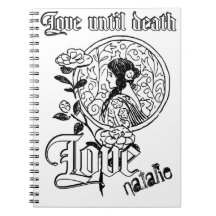 zwart tattoo met tekstvak LOVE