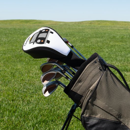 Zwart Taxi Design Golfheadcover (Insitu)