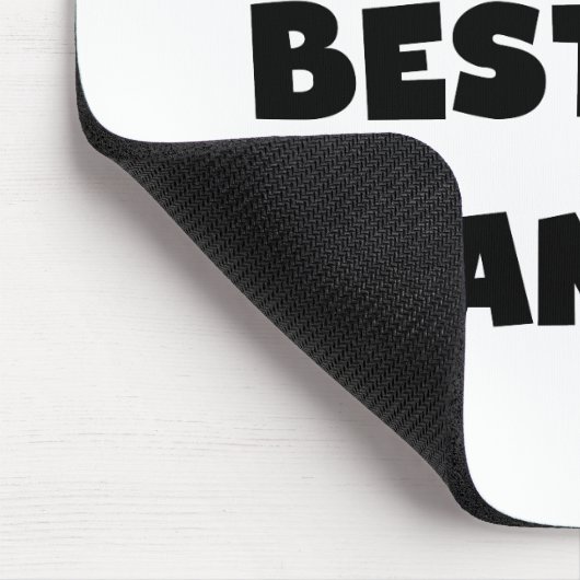 Zwart Tekst Best-est Nanna T-shirts en geschenken Muismat (Hoek)