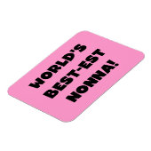 Zwart Tekst Best-est Nonna T-shirts en geschenken Magneet (Linkerzijde)