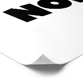 Zwart Tekst Best-est Nonna T-shirts en geschenken Poster (Hoek)