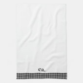 Zwart Theedoek (Verticaal)