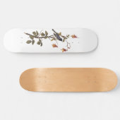 Zwart-Throated Blue Warbler Audubon Bird Lover Persoonlijk Skateboard (Horizontaal)