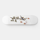 Zwart-Throated Blue Warbler Audubon Bird Lover Persoonlijk Skateboard (Horizontaal)