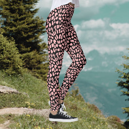 Zwart tijgerprint leggings