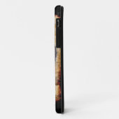 Zwart Timber Wolf Portrait iPhone 5 Hoesje (Achterkant/links)