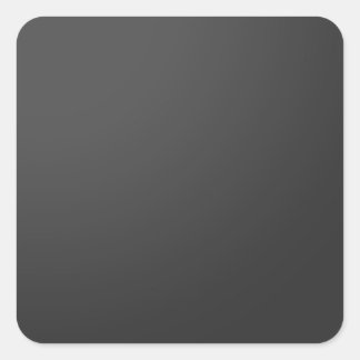 Zwart tinten vierkante sticker