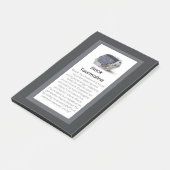 Zwart Toermalijn Crystal Betekenis Sieraden Displa Post-it® Notes (Schuin)